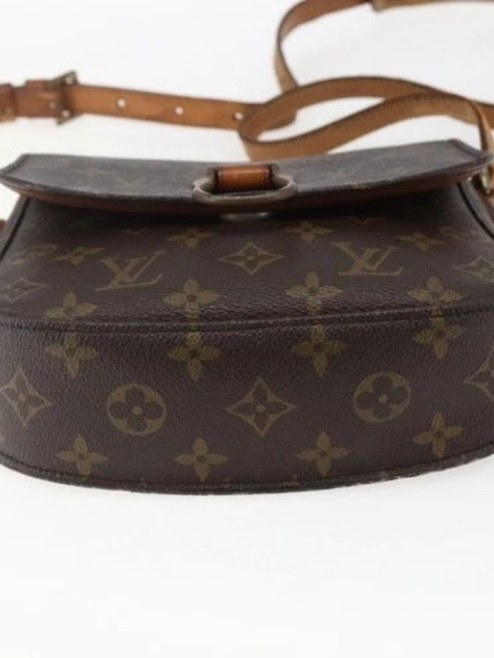 LOUIS VUITTON Monogram Saint Cloud MM Shoulder Bag M51243 LV Auth 169871 - Picture 5 of 16